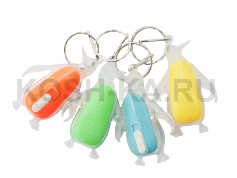 ФОНАРИК БРЕЛОК ПИНГВИН